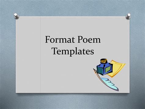 Free Templates For Poems