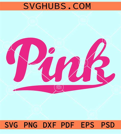 Pink Nation Svg Victorias Secret Logo Svg Love Pink Svg Pink Logos Svg