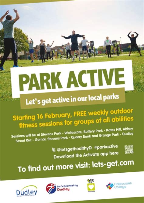 Park Active Lets Get Active In Our Local Parks Dudley Cvs