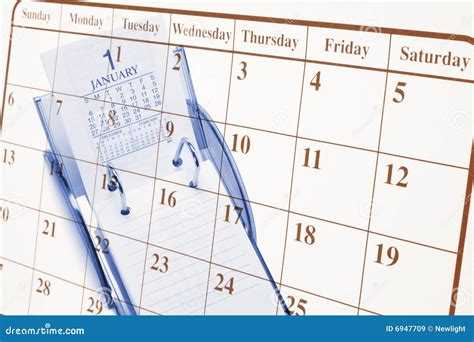 Calendars Stock Image Image Of Planner Holidays Still 6947709