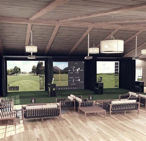 Indoor Golf Facility Design Golf Room Indoor Golf Simulator Golf
