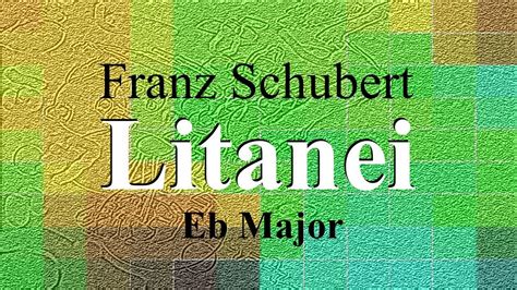 Franz schubert's litanei, or litany, expresses the hope for peace on all i first had the opportunity to sing franz schubert's lovely litanei auf das fest aller seelen (litany for the feast of all souls). Litanei - Franz Schubert - piano accompaniment - Eb Major - YouTube