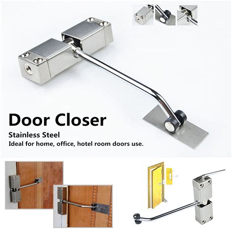 Stainless Steel Adjustable Surface Mounted Automatic Spring Closing