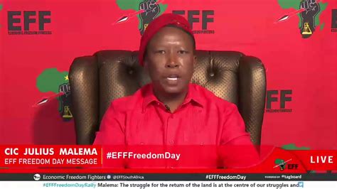 Eff Cic Julius Malema Freedom Day Speech Youtube