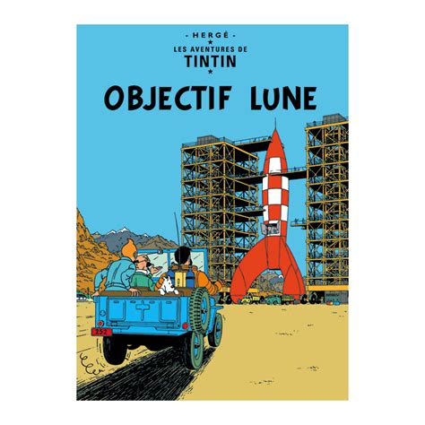 Objectif Lune Poster The Tintin Shop Uk
