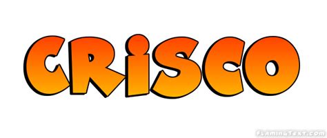Crisco Logo Herramienta De Diseño De Nombres Gratis De Flaming Text