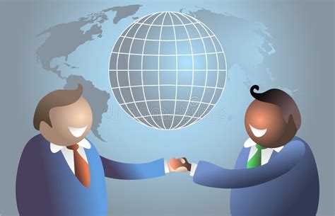 world trade stock illustration illustration of handshake 98583