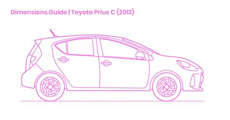 Toyota Prius C Dimensions Drawings Dimensions Guide