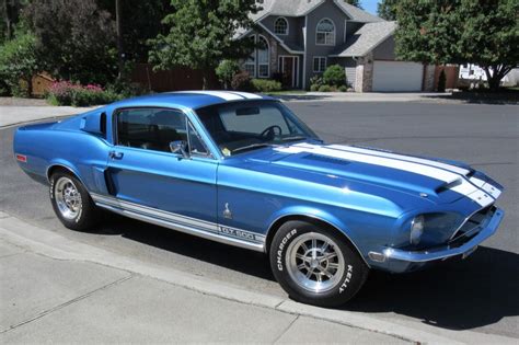 For Sale 1968 Ford Mustang Shelby Gt500 Fastback Acapulco Blue 427ci