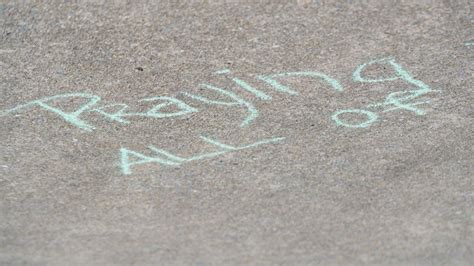 Positive Chalk Messages Grace Grounds At Northside High Principal Pens