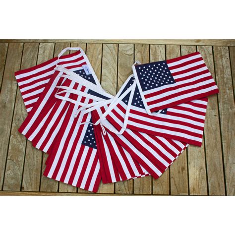 United states 3 x 6 feet half fan banner usa american flag bunting 10m by the cotton bunting ...
