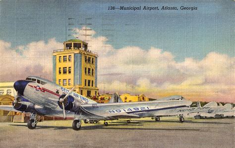 Atlanta Airport In The 1940s Sunshine Skies