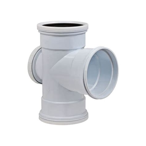 Marley Pvc Soil And Vent 90° Inspection Eye Junction 110mm Sy42e