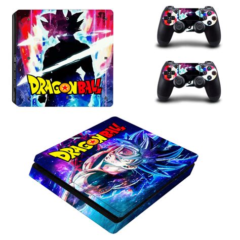 Dragon Ball Goku Vinyl Skin Stickers Set For Sony Ps4 Slim Console