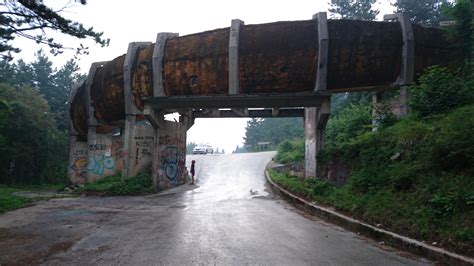 Bobsleig track from 1984 Sarajevo Olympics : AbandonedPorn