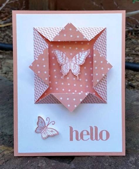 Easy Folded Window Frame For Your Card Simple Cards Handmade