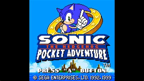 Sonic The Hedgehog Pocket Adventure Playthrough ~longplay~ Youtube
