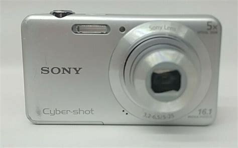 sony cyber shot dsc w710 16 1mp digital camera silver for sale online ebay