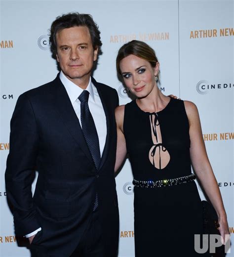 Photo Colin Firth And Emily Blunt Attend The Arthur Newman Premiere