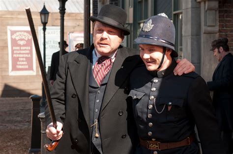 Tv14 • drama • mystery • international • tv series • 2008. a dressed up Brackenreid, with Higgins | Murdock mysteries ...