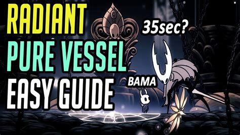 Hollow Knight Pure Vessel Guide Radiant Charms Tips Youtube