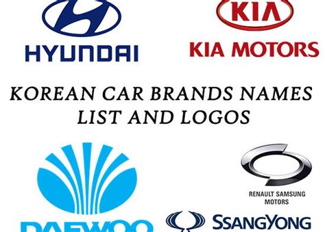 Nexen has significantly developed its sponsoring in sports, especially in football. Korean Car Brands Names - List And Logos Of Korean Cars ...