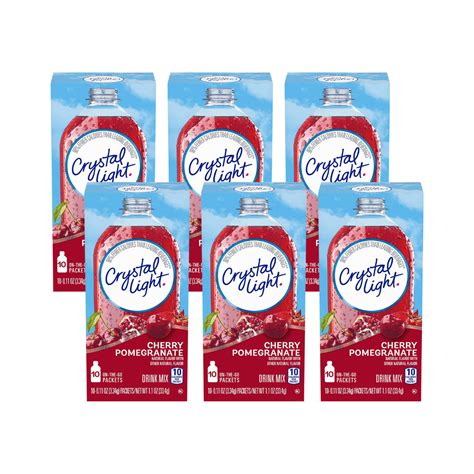 Crystal Light On The Go Sugar Free Cherry Pomegranate Drink Mix 10 Ct