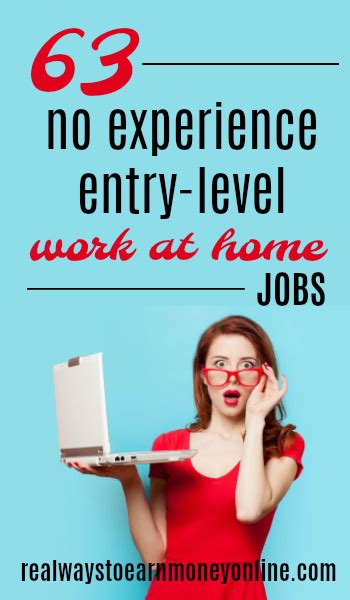 63 Jobs That Require No Experience And Let You Work At Home Start Work