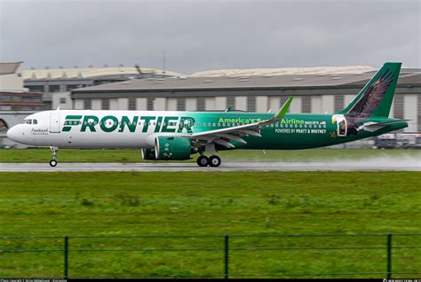 N603fr Frontier Airlines Airbus A321 271nx Photo By Niclas Rebbelmund
