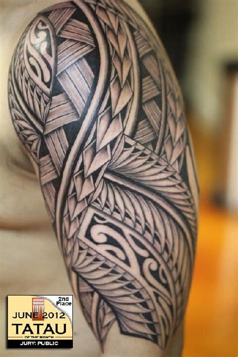 Pretty much any group can represent family in terms of tattoo representation. Half sleeve Polynesian Tattoo - Big Tattoo Planet ...