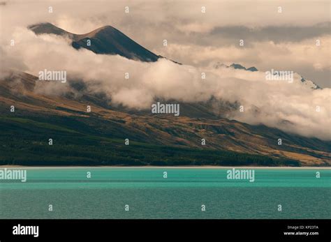 Pukaki Lake South Island New Zealand Stock Photo Alamy