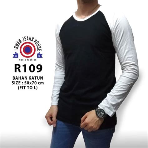 Dengan lengan yang lebar menyerupai terompet ini, anda tidak perlu khawatir akan merasa sebaliknya, anda bisa menggunakan atasan yang panjang yang menjuntai hingga pas di lutut. Kaos / Baju Raglan Pria Polos Cotton Lengan Panjang di Lapak IRWAN 17 FASHION PRIA | Bukalapak