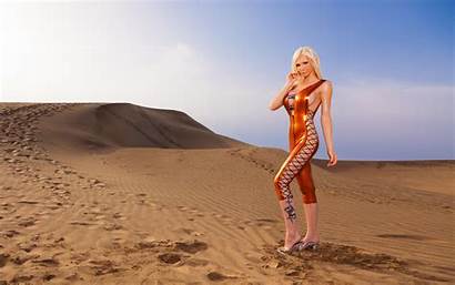 Susan Wayland Latex Heels Desert Sand Feet