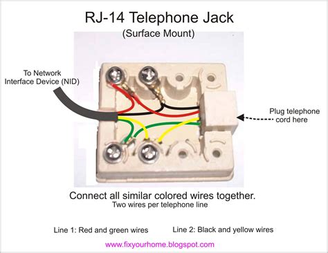 Phone Jack Connection Diagram