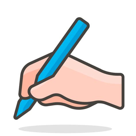Writing Hand Icon Png