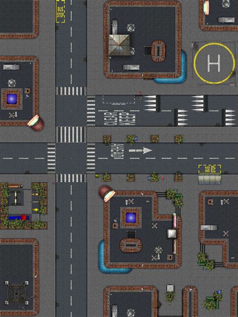 Modern Streets Tiles Mapforge