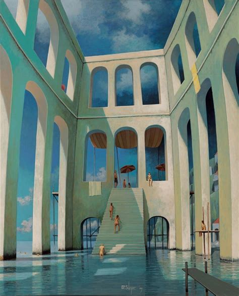 Michiel Schrijver 1957 Surreal Architecture Painter Architecture