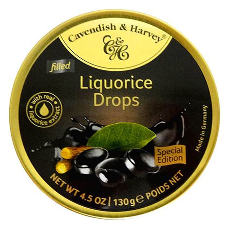 Buy Cavendish Licorice Drops 130g Online Lolly Warehouse
