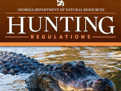 Its Time To Think About Hunting Seasons For Georgias Recreational