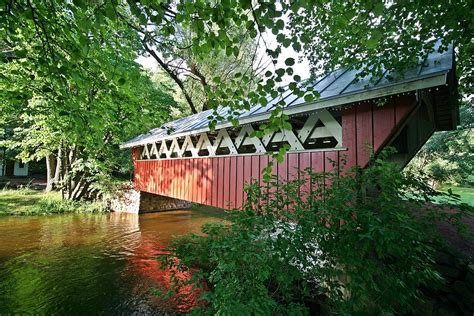 The Old Covered Bridge Photograph By Neal Nealis Fine Art America