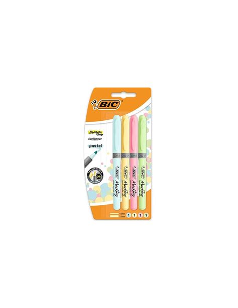 Bic Pastel Highlighter Pack 4