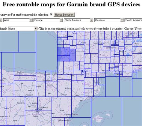 Sites which cover a whole continent and are updated regularly are listed first.) Elfshot: Open Street Maps for Garmin GPS