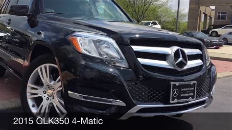 It has a handsome interior, refined engine options, a comfortable ride, and excellent. 2015 Mercedes-Benz GLK 350 4-Matic black/black Certified ...