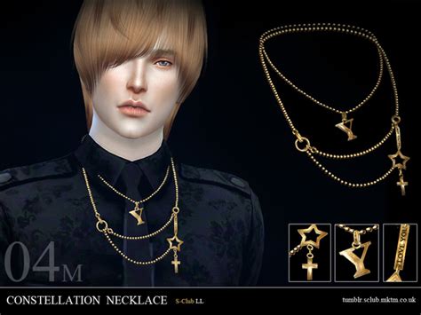 Necklace M04 By S Club Ll At Tsr Sims 4 Updates
