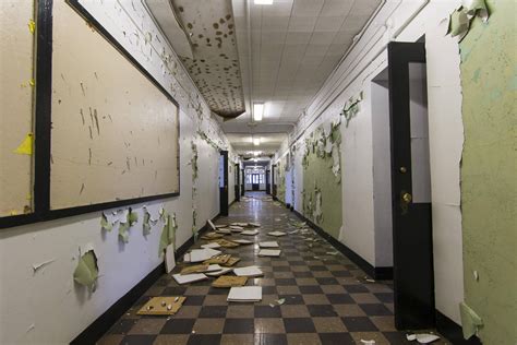 Who Turned The Lights On ~ Prison Admin Hallway Oc Urbanexploration
