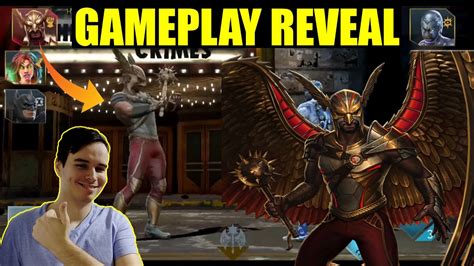 Hawkman Gameplay Reveal Unofficial Injustice 2 Mobile Youtube