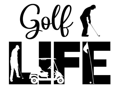 Free Golf Life SVG File - The Crafty Crafter Club