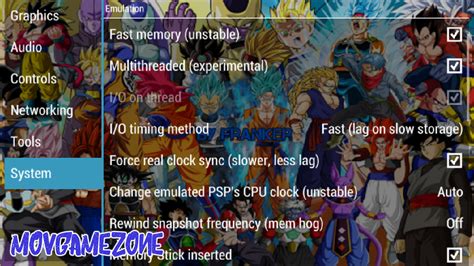 Play online psp game on desktop pc, mobile, and tablets in maximum quality. Best PPSSPP Setting Of Dragon Ball Super Tenkaichi Tag ...