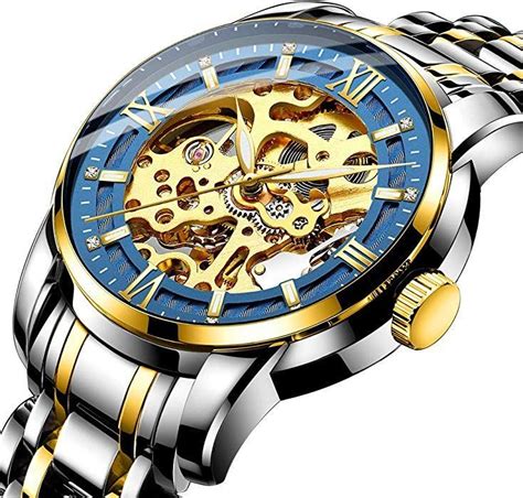 Original Delicate Skeleton Mechanical Watches For Men Automatic Slef