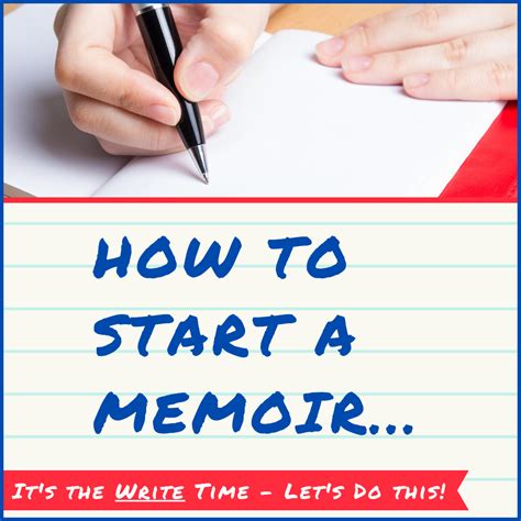 How To Start A Memoir Memoir Helper Memoirs Writing Memoir Writing